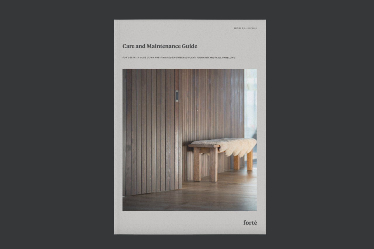 Download our Care & Maintenance guide