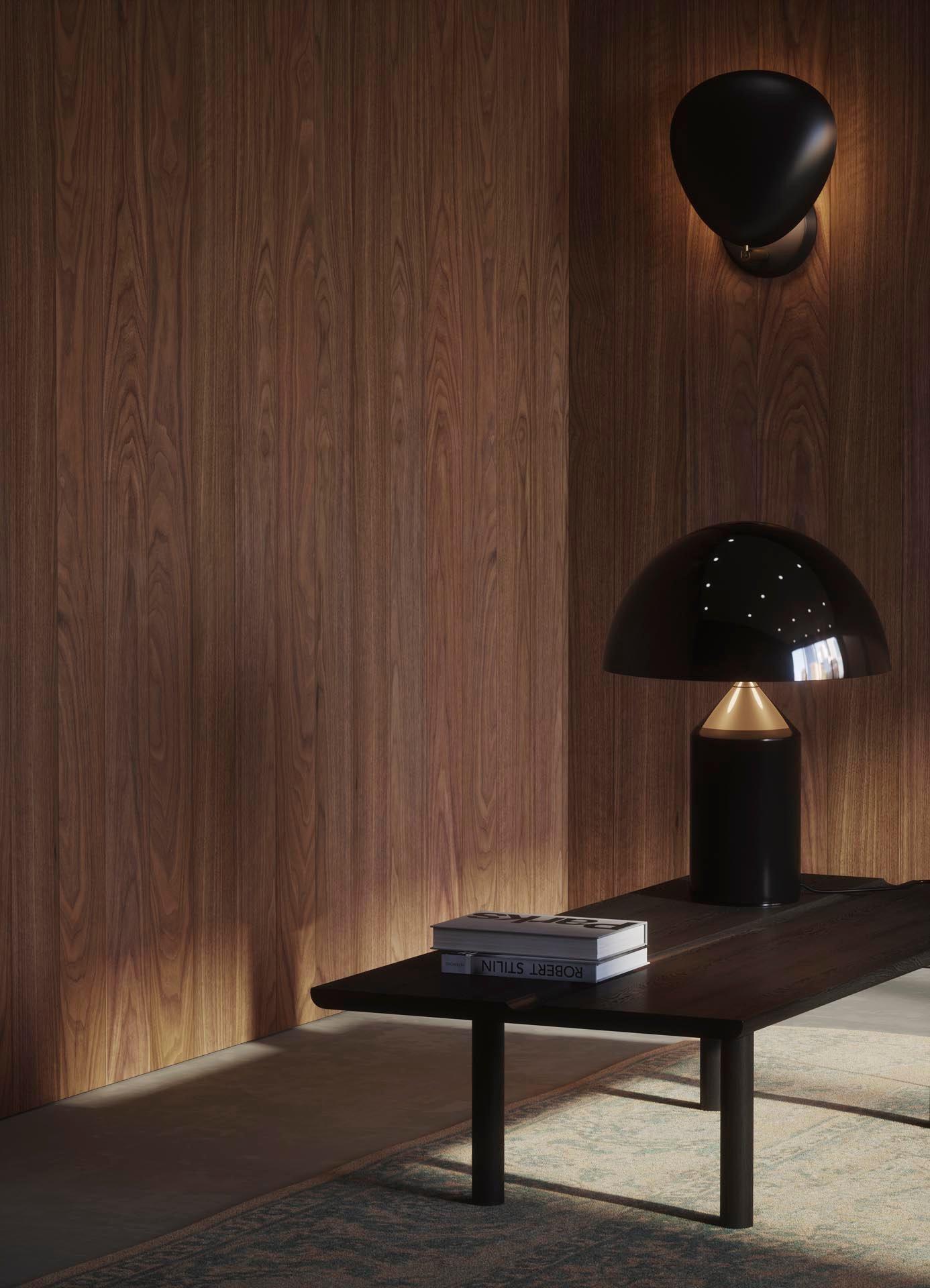 Wood wall feature