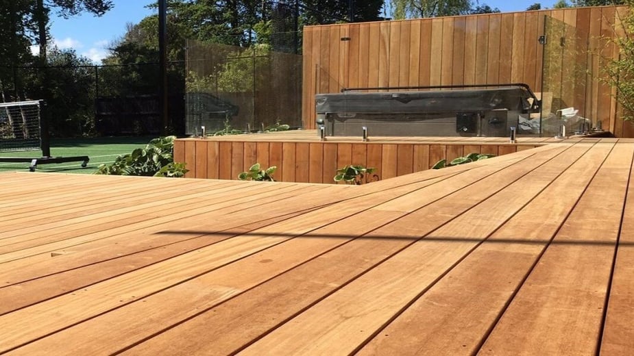 Garapa decking