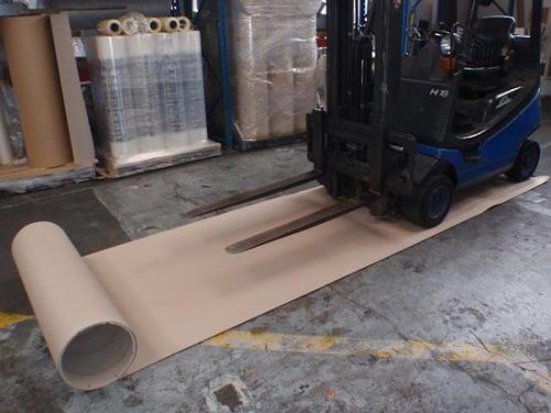 protecting your wood floor with Protecta Board