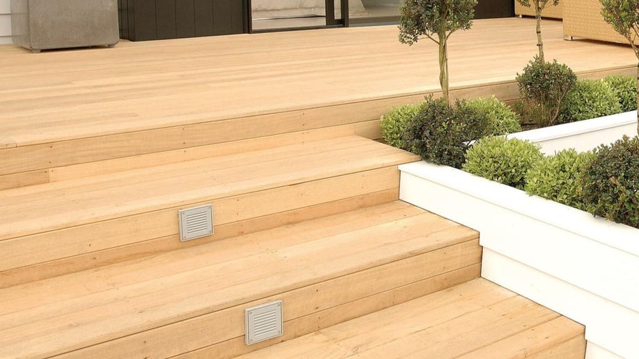 Pine decking