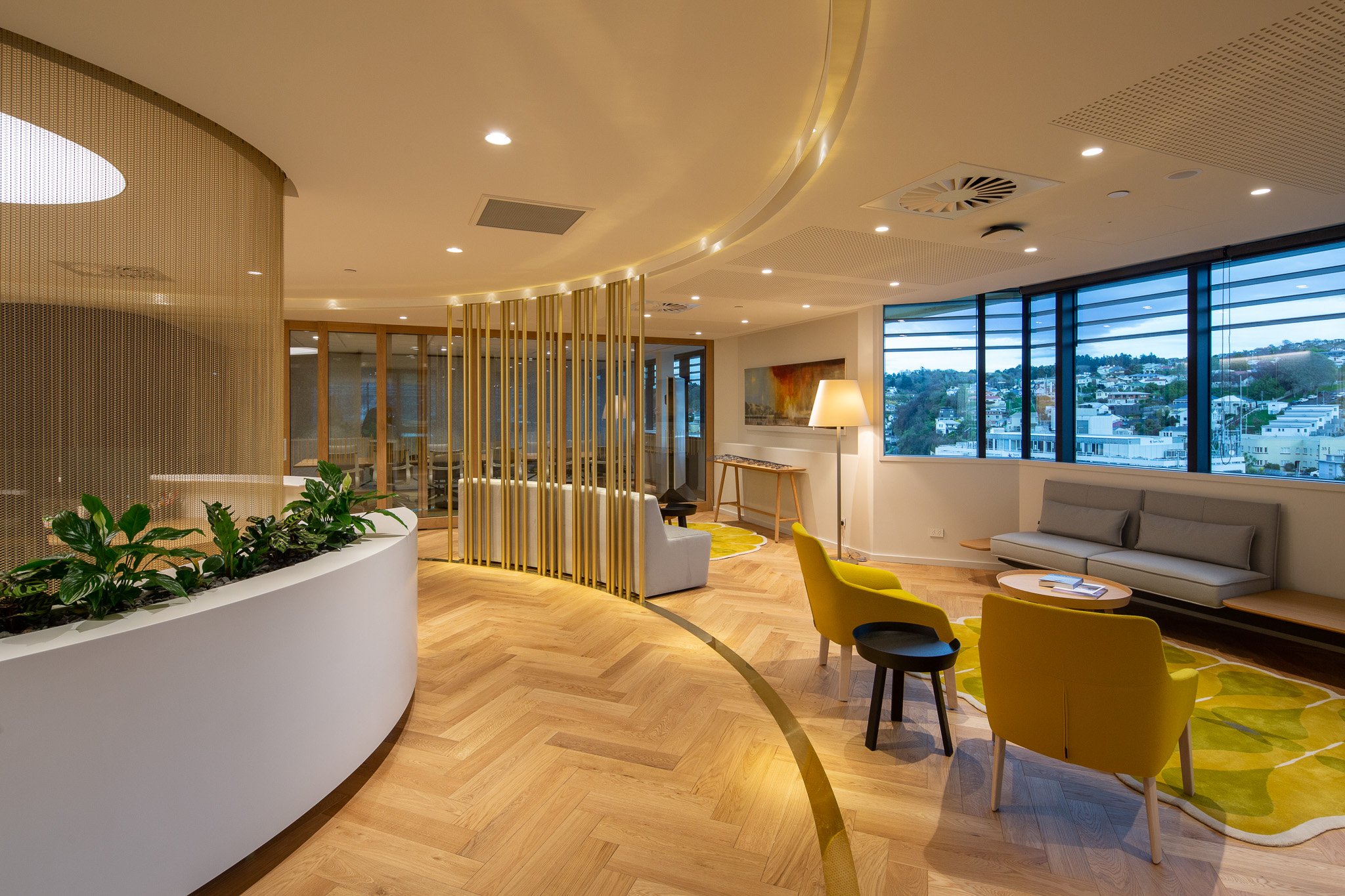 Deloitte with wood flooring