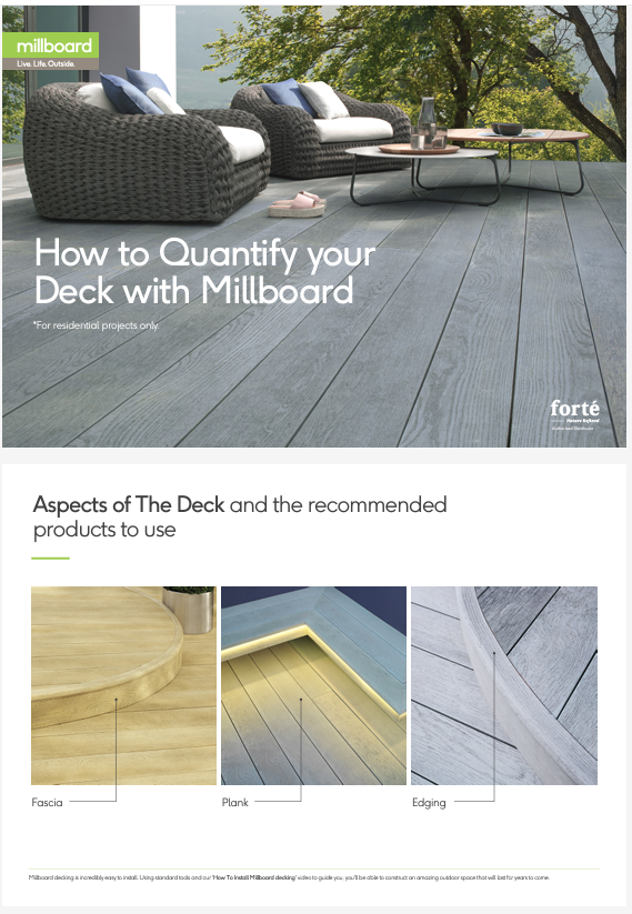 Millboard How to quantify your deck