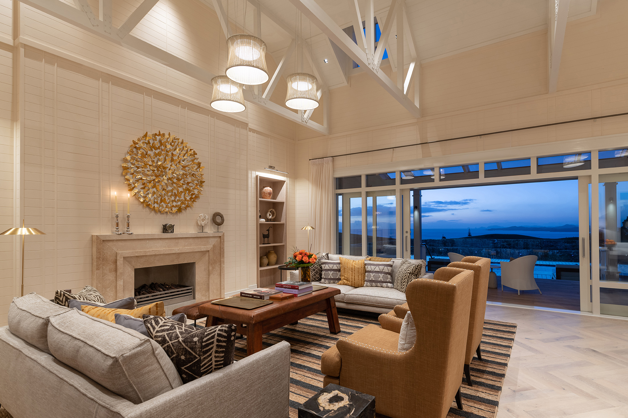 The Residences at Kauri Cliffs - Living Room LR