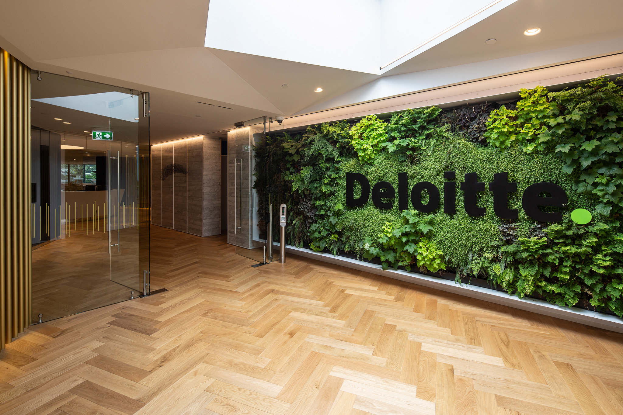 Deloitte with wood flooring